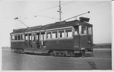 VR tram at Brighton Beach terminus