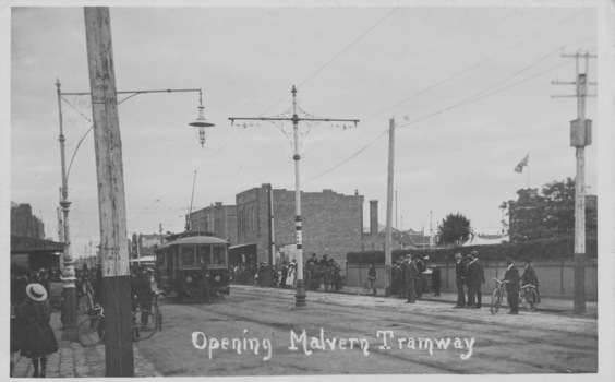 Prahran and Malvern Tramways Trust tram 6 on Opening Day
