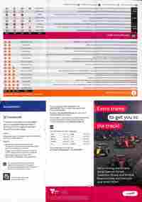 "Extra trams to get you to the track!"