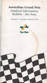 "Employee Information 1996 Australia Formula 1 Grand Prix"