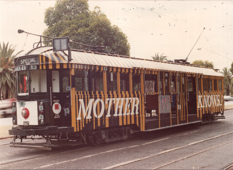 W2 class 567 Transporting art tram - Peter Corrigan
