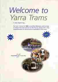 "Welcome to Yarra Trams"