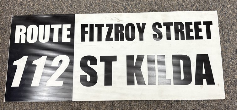 Route 112 - Fitzroy St St Kilda