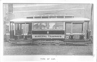 PMTT tram 1 at Malvern Depot