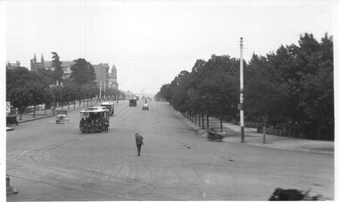 Set of two - Fitzroy St St Kilda - cable trams - 1