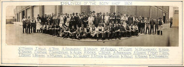 Preston Workshops - Body Shop employees.