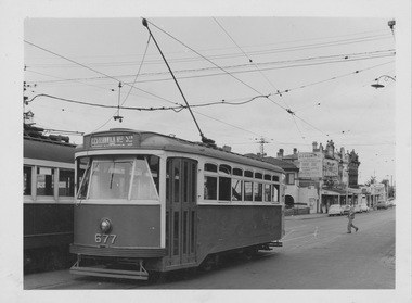 X2 class tram No. 677 Elsternwick Stn crossover