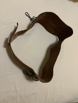 Conductor's bag waist strap - top view