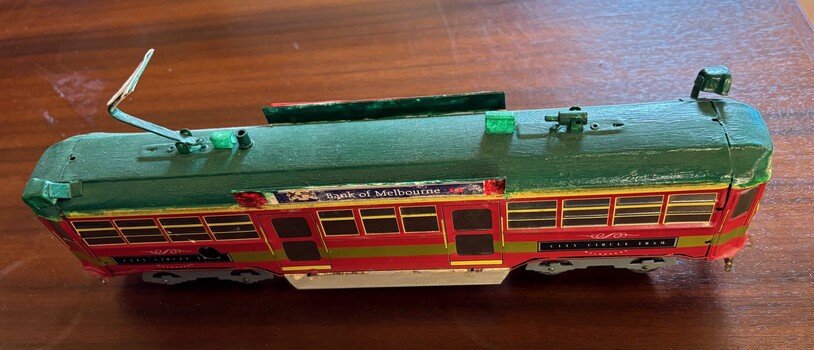 City Circle car 957 - clockwork - top view