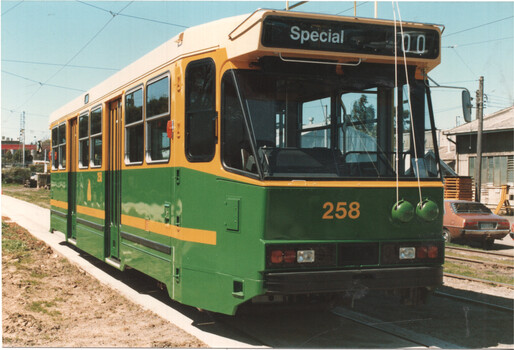 A1 class tram 258 Preston Workshops
