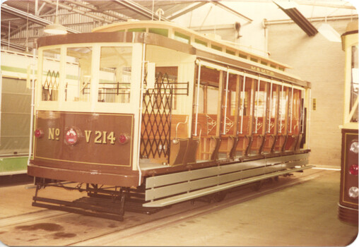 Trams X2 676 and V 214 Preston Workshops - 5
