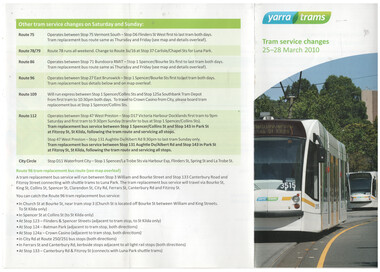 "Tram service changes" - Grand Prix - part 1