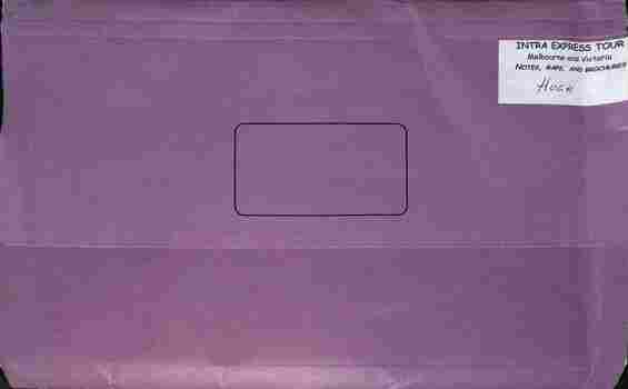"Intra Express Tour" - tour notes folder
