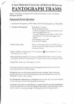 "Pantograph Trams" page 1 