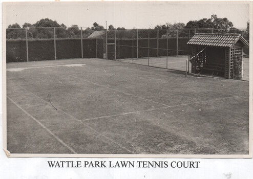 "Wattle Park Lawn Tennis Court"