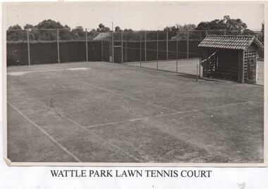 "Wattle Park Lawn Tennis Court"
