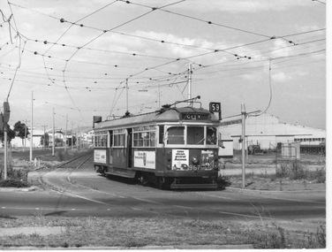 SW6 tram 967 departing Essendon Airport