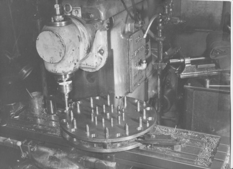 Milling jig at Preston Workshops