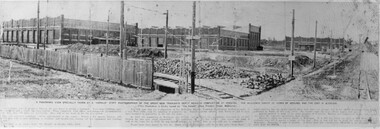 Preston Workshops construction