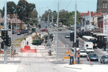 Reconstruction of Burke Road at Gardiner level crossing.
