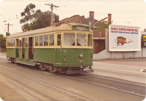 tram 781 St Georges Road.