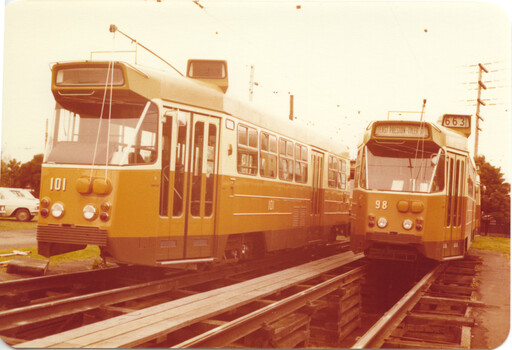 Z2 101 and Z1 98 at Preston Workshops.