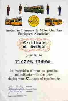 ATMOEA Certificate of Service - Victor James