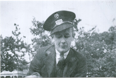Driver Vic James in MMTB blue uniform