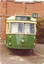 Tram 700 after repainting at Preston Workshops 