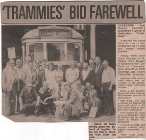 "Trammies' bid farewell"
