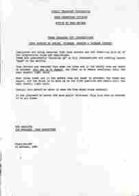 Notice - "Trams crossing City Intersections"