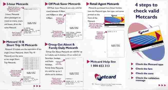 "4 steps to check valid Metcards"
