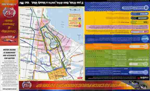 "Circuit Map & Transport Guide 2005"