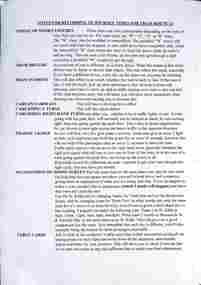"Notes for record of journey times for tram route 12"  - p1