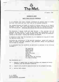 "Information paper - basic public holiday timetables"