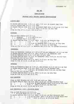 "Information paper - basic public holiday timetables"