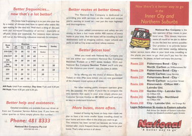National Bus route guides and maps -1