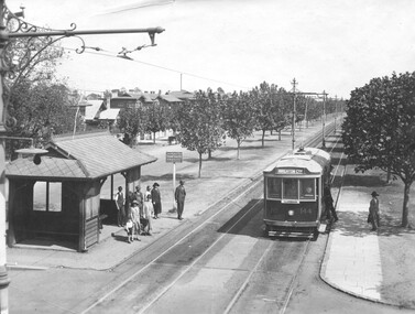 Tram 144 Dandenong Road at Hawthorn Road