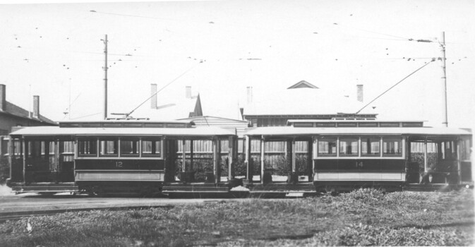 MMTB A 12 & 14 at a Glenhuntly Depot