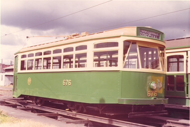 Tram X2 676 at Preston Workshops