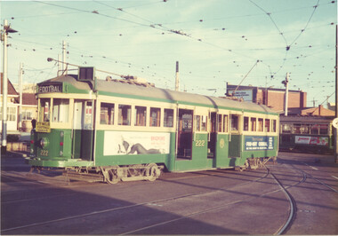 W2 class tram 222 at East Preston Depot