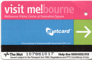 Metcard - Visit Melbourne Visitor Centre