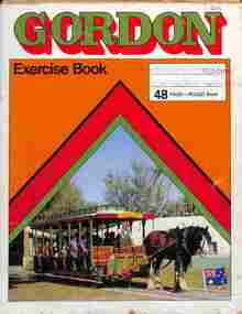 Exercise book - front cover - drawings