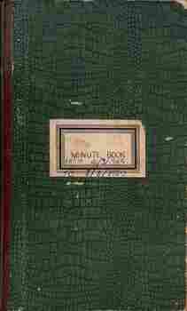 AETA Minute book 2 - cover