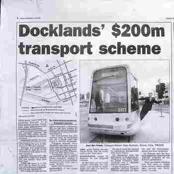 "Docklands' $200m transport scheme"
