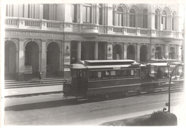 Photograph - Glass plate, Cable tram 578 High St Northcote