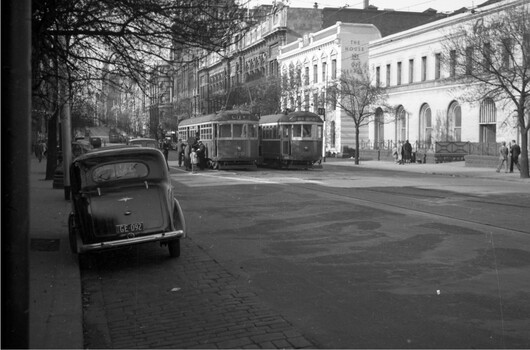 Collins Street near Spencer Street trams 970 and 288