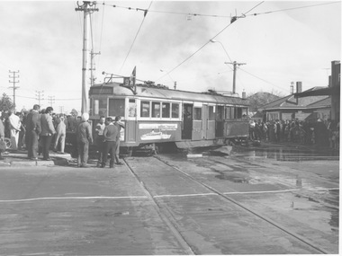 W5 class 743 and truck collision in Thornbury