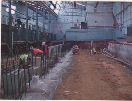 Malvern Depot shed refurbishment 2002