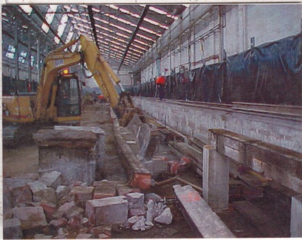 Malvern Depot shed refurbishment 2002